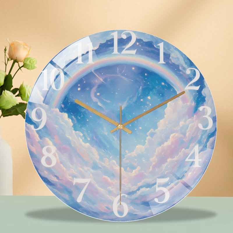 Horloge murale avec horloge murale 12 po