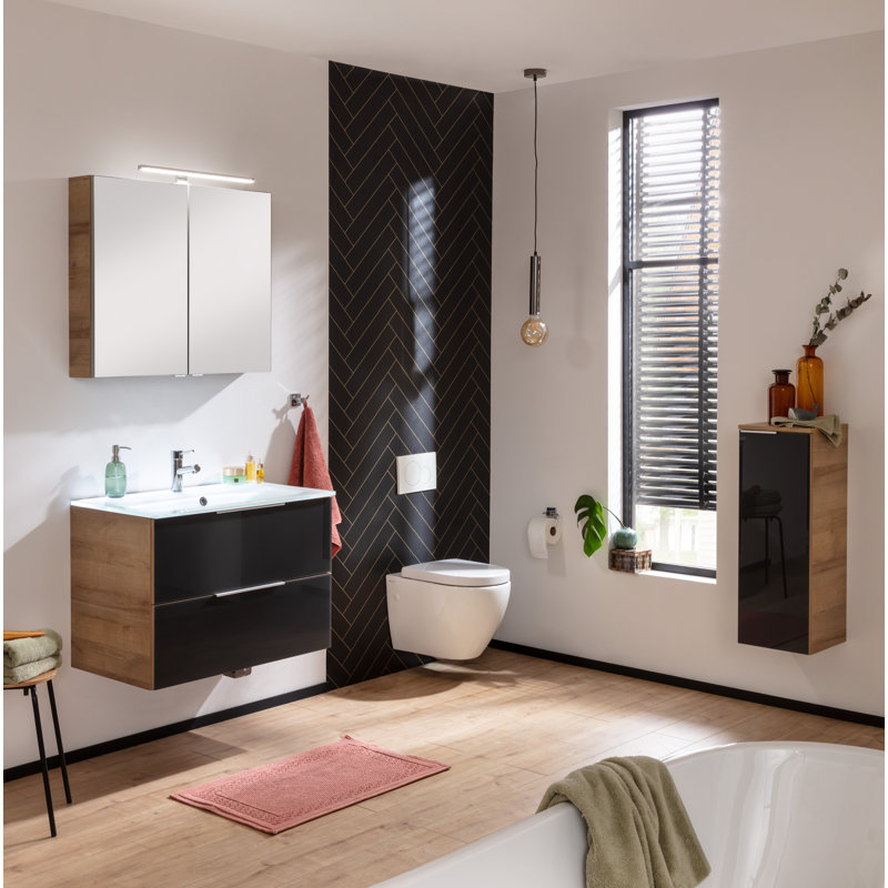 B.Brillant Mid-Sized Cabinet, Black