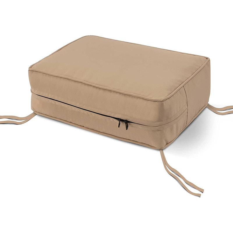 Coussin de siège intérieur / extérieur, H 5 po x l 19 po x P 19 po, Beige