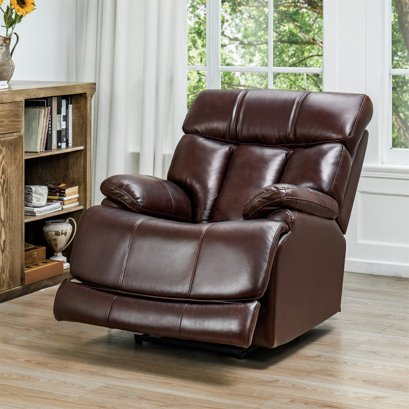 Fauteuil inclinable Riagan, Brun