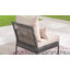 Chaise longue d'extérieur à accoudoir gauche avec coussins Addiego