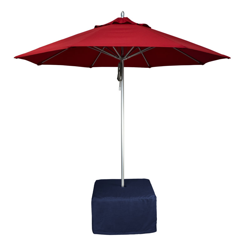 Repose-pieds extérieur Labraya avec coussin Sunbrella, Spectre indigo Sunbrella®