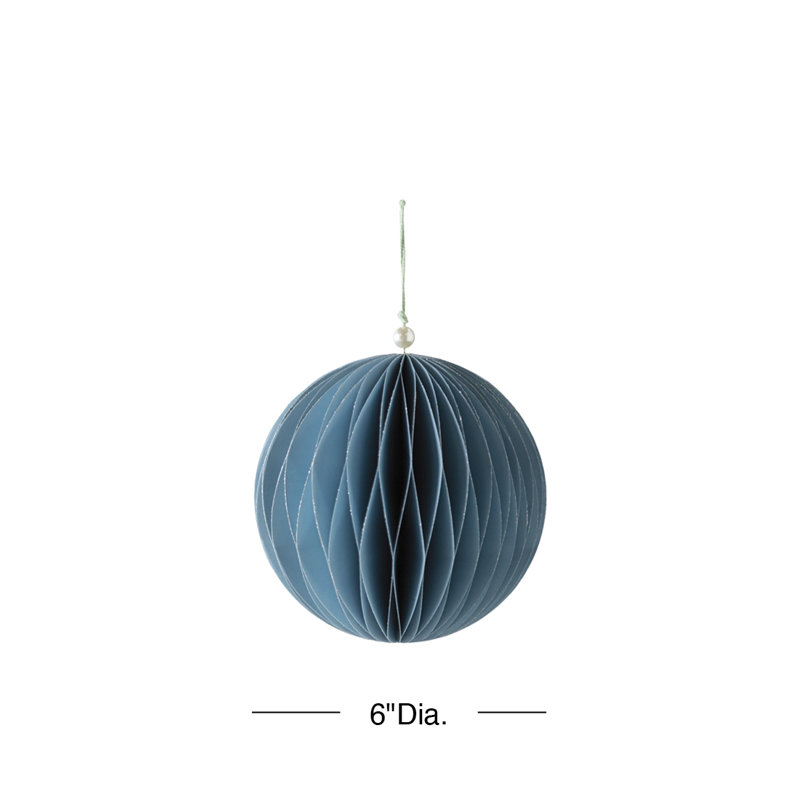 Ornements en boule, Bleu