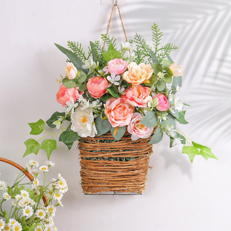 Porte-couronne de fleurs Simulation Home Spring