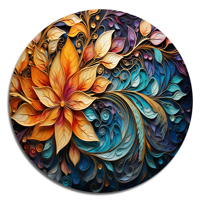 Grimsby - People, art en métal rond, H 16 po x l 16 po