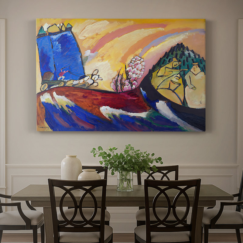 Improvisation 3 - Wassily Kandinsky - Toile tendue avec châssis - 1909, 40 po x 60 po