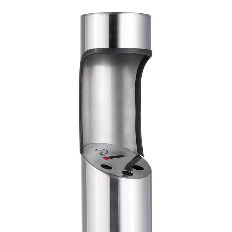 Cendrier d'extérieur pour cendrier de jardin, Argent argent