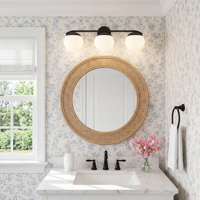 Celosia 3 - Light Dimmable Vanity Light, Matte Black