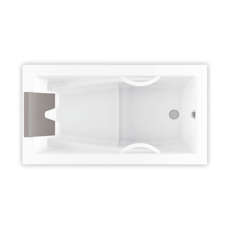 Inua 66'' L Soaking Bathtub, Left