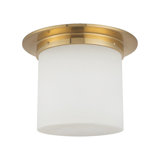 Mineral 11-in Brass Flush Mount