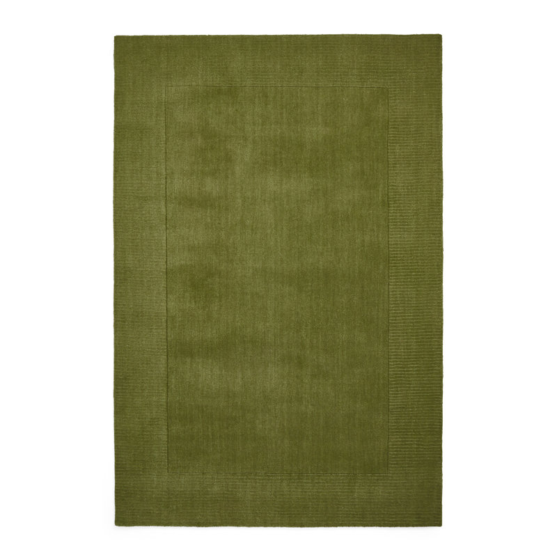 Solid Colour Wool Hand Tufted Area Rug, Rectangle 120 x 170 cm