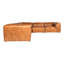 Canapé modulaire symétrique en cuir véritable de 114 po Ritchie-1389505970