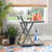 Rustic Multi-Tray Bar Cart-70169760