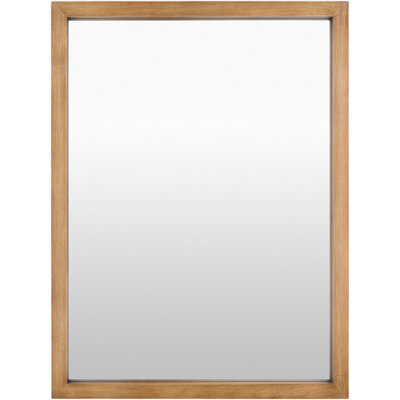 Rectangle Manufactured Wood Accent Mirror 