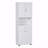 Tall Bathroom Cabinet With Laundry Basket, Large Storage Space Tilt-Out Laundry Hamper And Upper Storage Cabinet-550102320