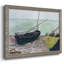 Bateaux sur la plage, 1885, reproduction d'art sur toile encadrée-96278226-96278227