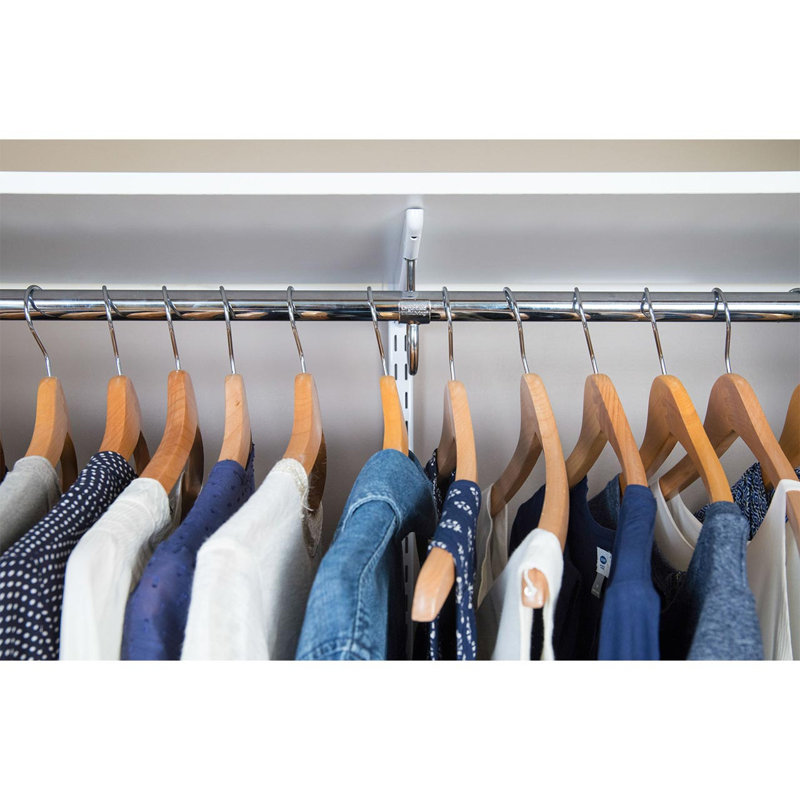 freedomRail Premium Adjustable Closet Kit, 48"- 52" - White