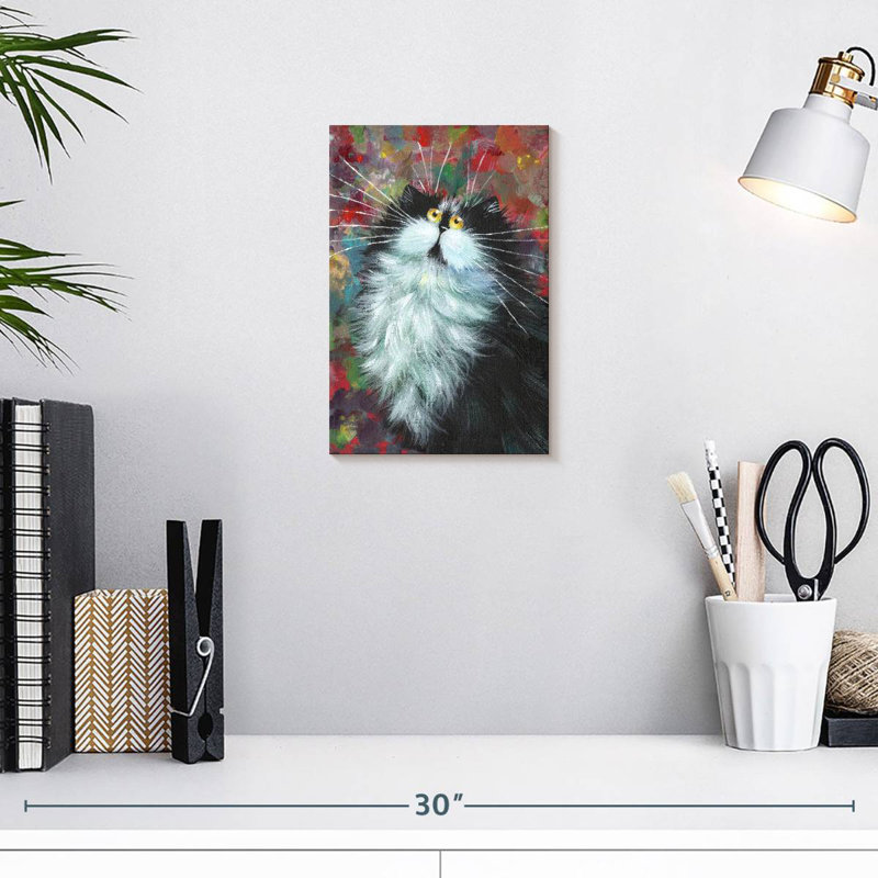Chat Brampt zen, H 12 po x l 8 po