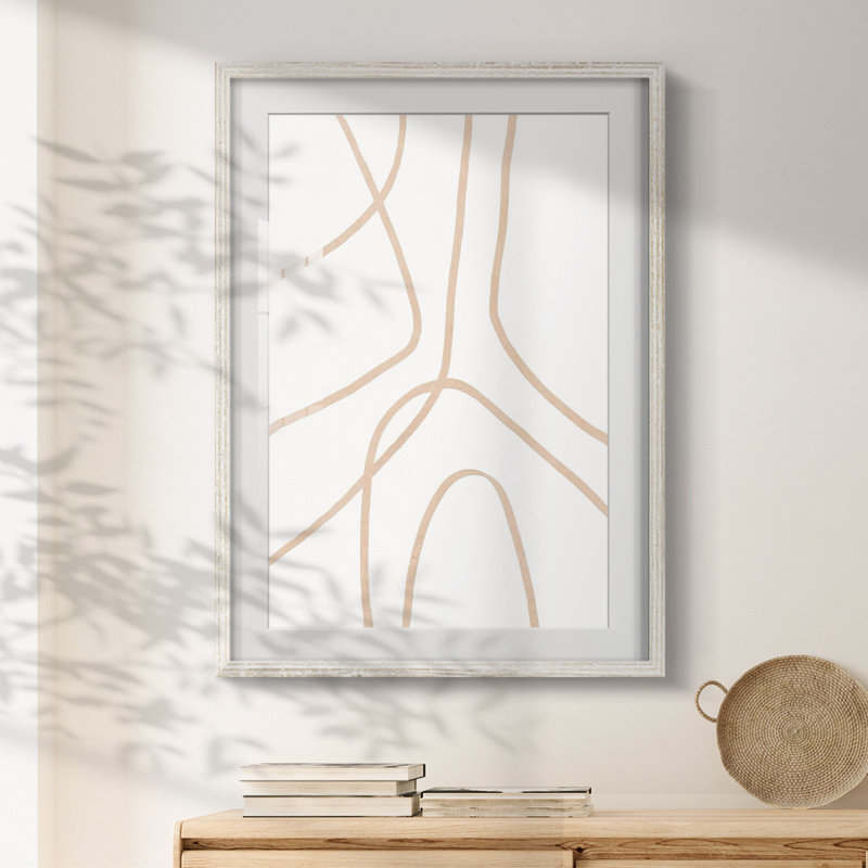 Clean Contour IV -Framed Print