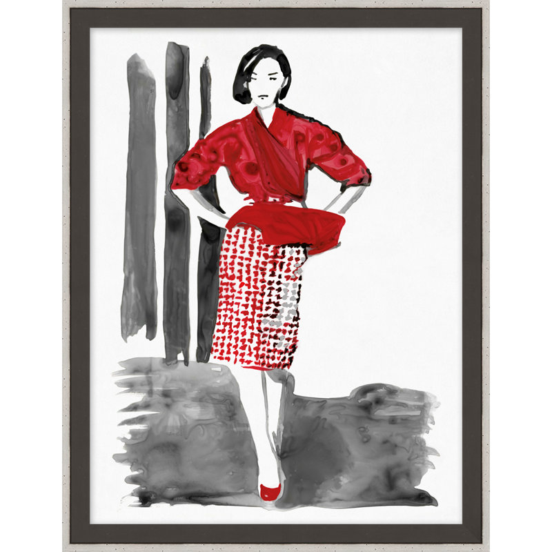 Allure 4' Framed Print on Glass