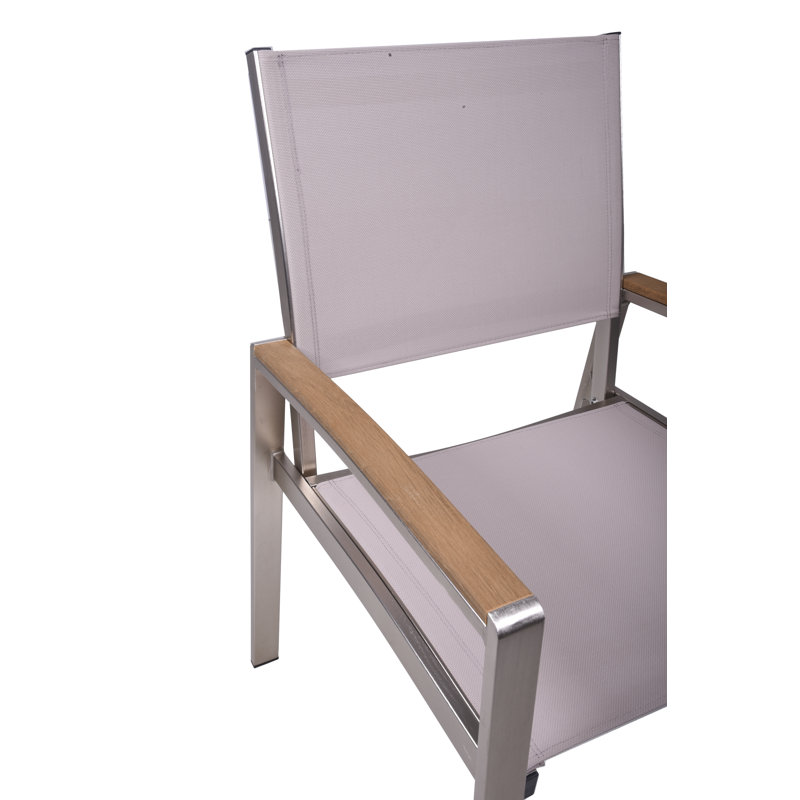 Lillianne Stacking Patio Dining Armchair