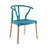 Burkleigh Plastic Dining Chairs with Beechwood Legs-934079331