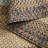 Braided Hand Woven Machine Washable Geometric Brown/Navy Indoor/Outdoor Area Rug-337259424