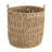 Artyom Tall Wicker Floor Basket, Woven Decorative Basket with Handles, Handmade, Great for Laundry and Storage-1867949310