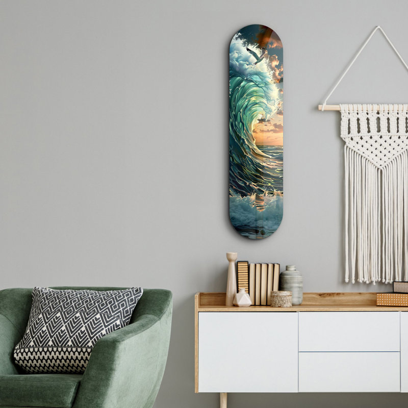 Peinture décorative en verre trempé