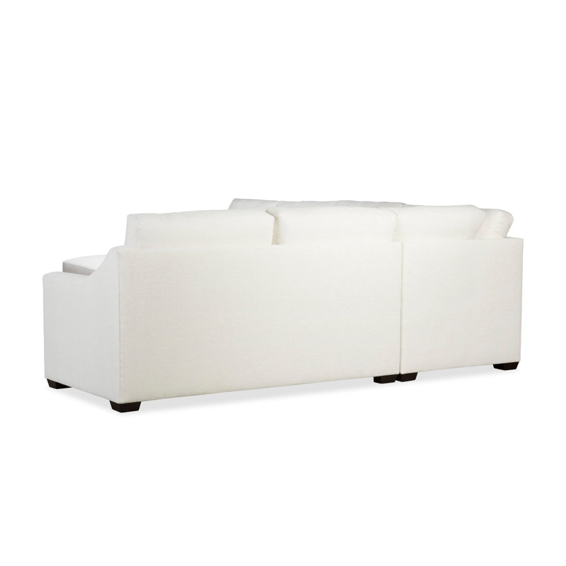 Cranbrook Upholstered U-Sectional, Left Hand Facing, Bayou Off White Canvas