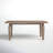 Thebes Mango Rectangular Solid Wood Top with Solid Wood Base Dining Table