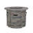 Outdoor 32" Round Propane Fire Pit