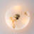 3 - Light Alabaster Look Bowl Semi Flush Mount-1623395868