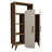 Modern Bookshelf with Numerous Shelves, Walnut & Cream Color, 35.4 x 51.9 x 12.6 inches | 100% Melamine Coated Particle Board, Thickness: 0.7 inches | Wall-Mountable, 99 Lbs Weight Capacity, Stylish & Functional Design-1412859036