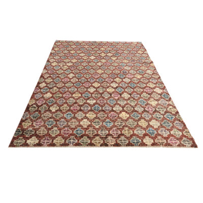 Tapis rouge rouille Iniguez