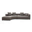 Upholstered Curved Sectional-1725265037