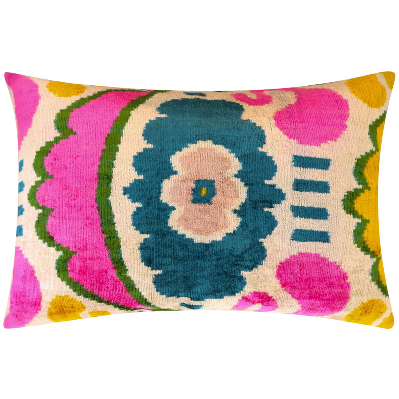 Geometric Velvet Throw Pillow