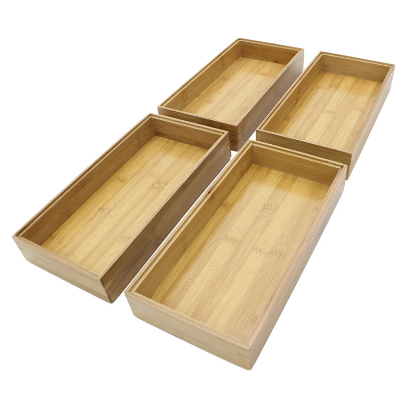 Panier en bois massif, H 2 po x l 12 po x P 6 po