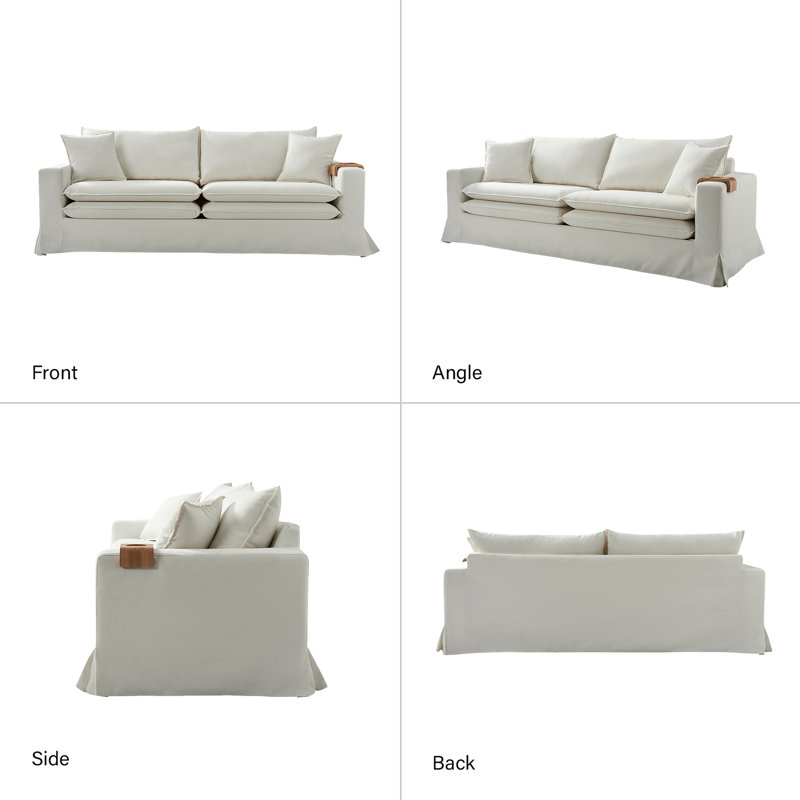 Beachcrest Home Wimberly Slipcovered ...