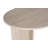Elegant Modern Dining Table, Travertine Color, 70 lbs Capacity | 100% Melamine Coated Particle Board, Dimensions: 70.9 x 29.5 x 35.4 inches | Stylish Solid Beige Marble Design for Contemporary Homes & Dining Rooms-857983403-857983405