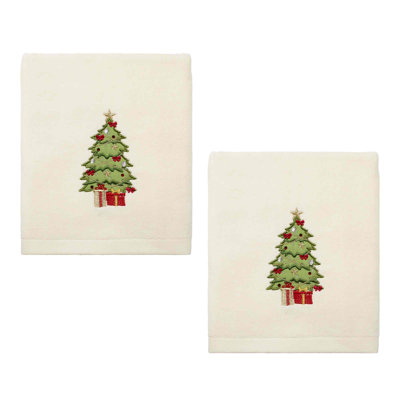 Ensemble de 2 essuie-mains The Holiday Aisle® Trees