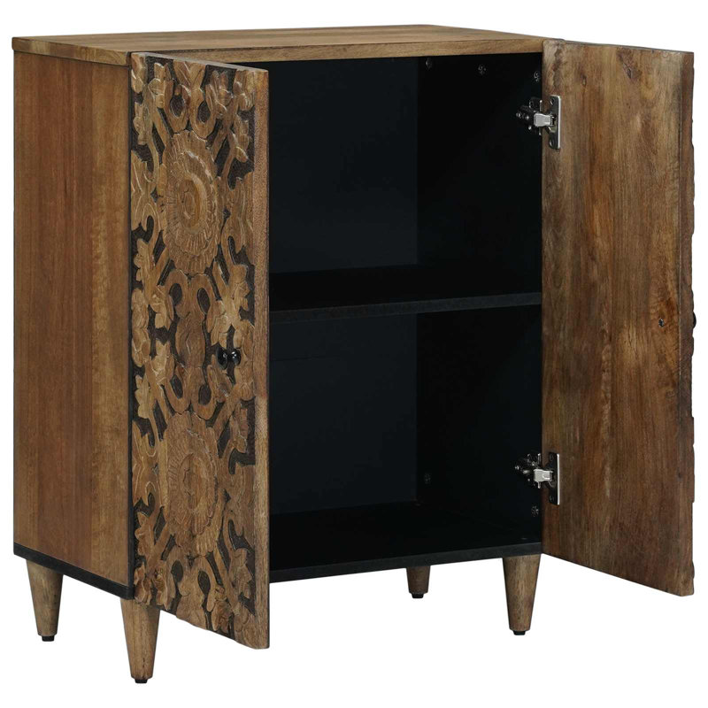  Storage Sideboard Solid Mango Wood Indoor Furniture Living Room Cabinet