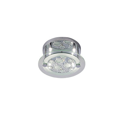 Glass Semi Flush Mount