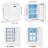 0.35 Cubic Feet Portable Countertop Mini Fridge With Cooling And Warming Modes Black-106296547