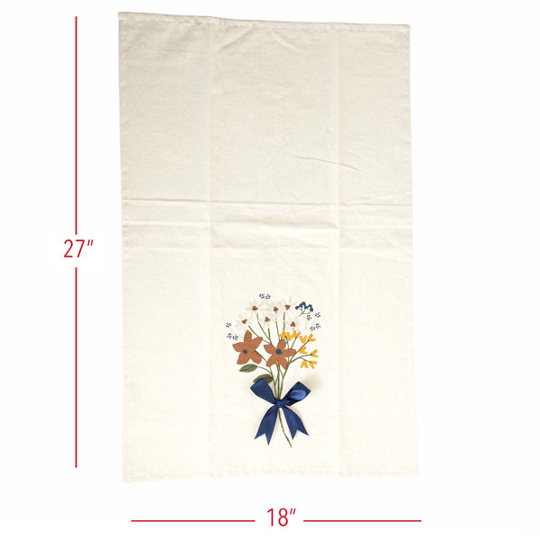 August Grove® Floral Tea Towel