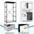 4 Drawer Dresser for Bedroom, Narrow Chest of Drawers, Wooden Top and Study Iron Frame 18"x37.5"-(WxH)