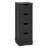 4-Drawer Bathroom Cabinet w/Cut-out Handles Anti-toppling Device Narrow Entryway-561230791