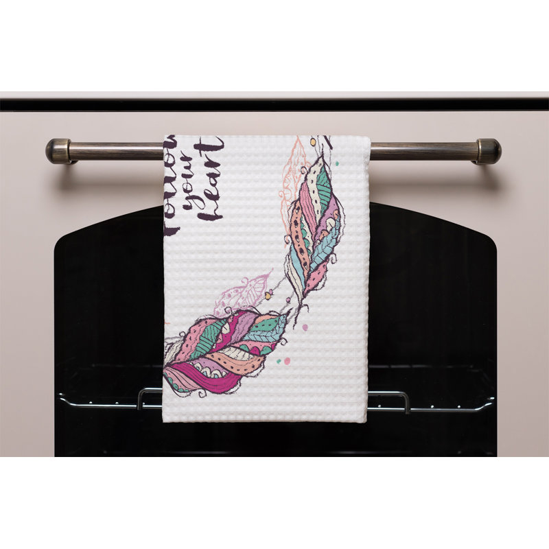 Cotton Floral Tea Towel Kitchen Towel