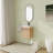 18 inch Wall Mounted Single Bathroom Vanity With Ceramic Vanity Top-1577662466