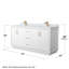 Icon 72" Double Bathroom Vanity Set-2008034139-2008034143-1956133003